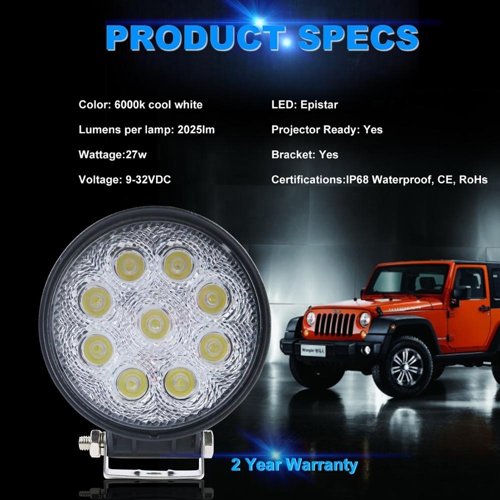 LED Light Bars Motorcycle Spot Lights for 4x4 ATV UTV Off Road for Jeep Truck Boat Fog Work Lights