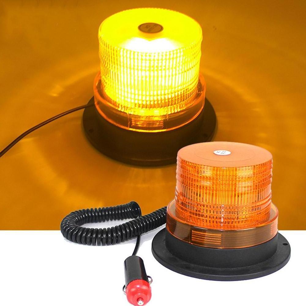 12V/24V LED Car Truck Strobe Warning Light LED Flashing Emergency lights Beacon Lamp with Magnetic Mounted