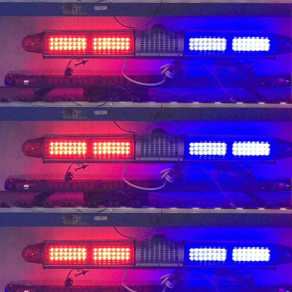 Emergency Strobe LED Blue Red Flash Traffic Lights Bar and Speaker for squad car Warning  Light