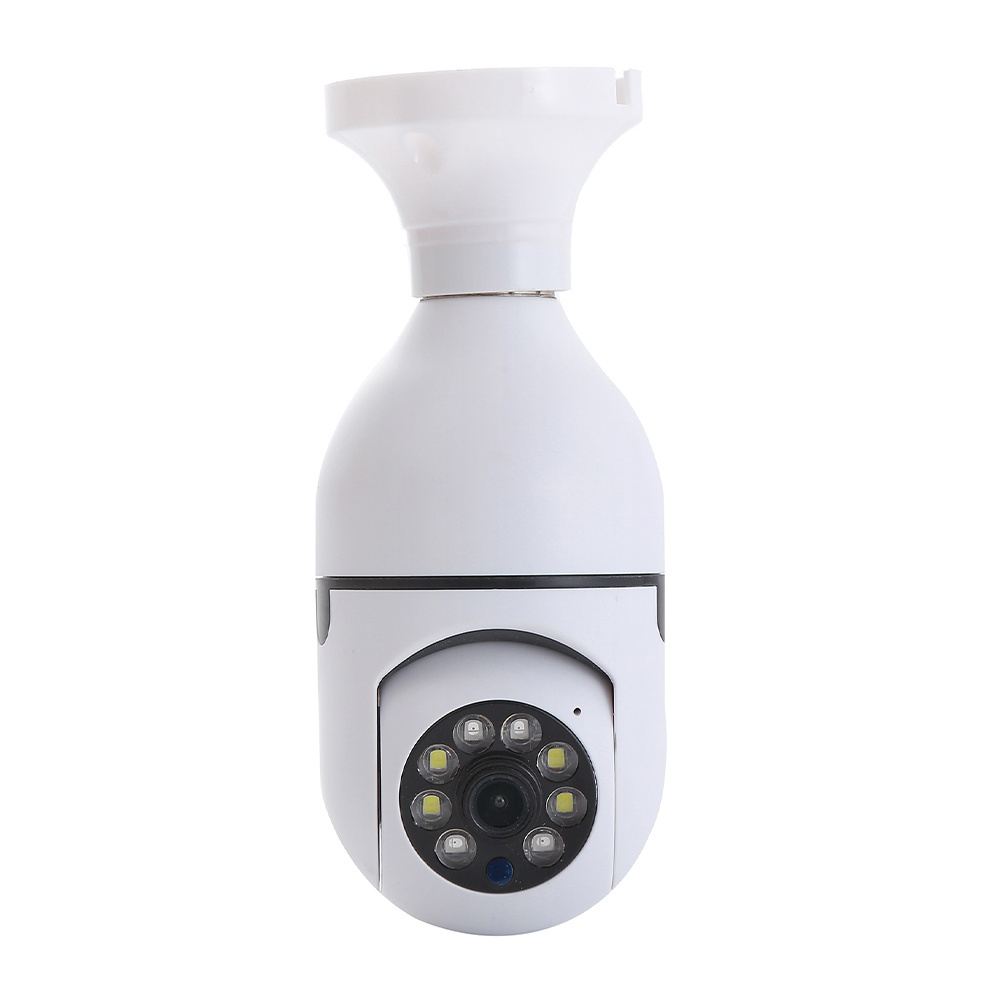 Wireless Outdoor Indoor 2.4G/5G WiFi Security Cameras for Home Security Two-Way Audio Based E27 Light Bulb Socket