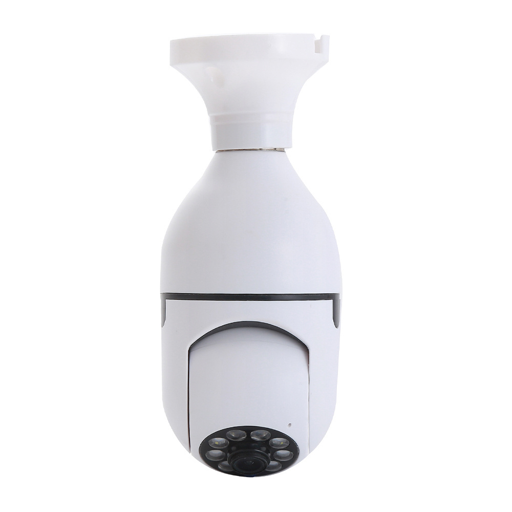 Wireless Outdoor Indoor 2.4G/5G WiFi Security Cameras for Home Security Two-Way Audio Based E27 Light Bulb Socket