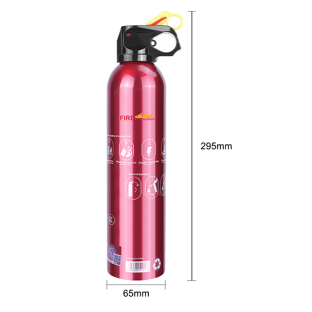 Vcan Wholesale Economical Custom Design Universal Portable Car Fire Extinguisher Price 550ml Fire Extinguisher