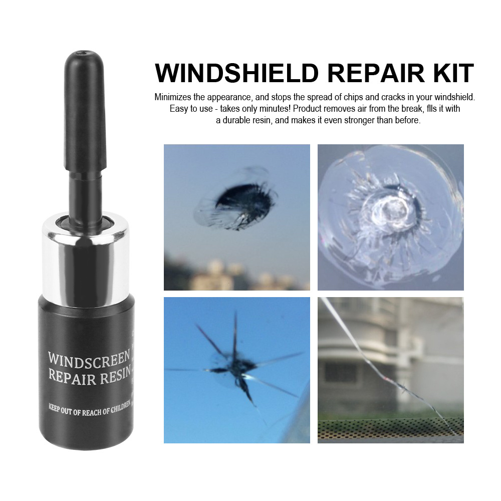 VCAN Auto Repair Adhesive Car Glass Windshield Repair Kit DIY Glass Repair Kit