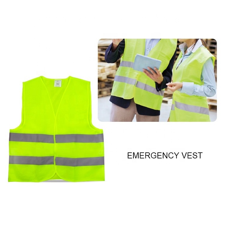 Auto Use Safety Vest Warning Triangle Car Tools Kit Traveling Universal Car Roadside Emergency Survival Kit