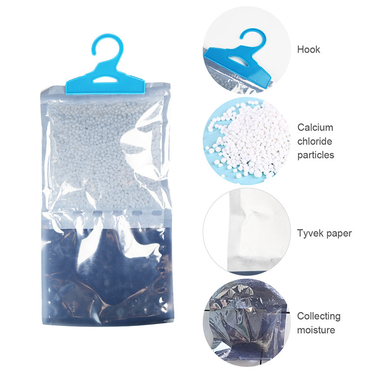 Customization  Hanging Disposable Absorber Bags Wardrobe Dehumidifying Bags for Laundry Bath Room