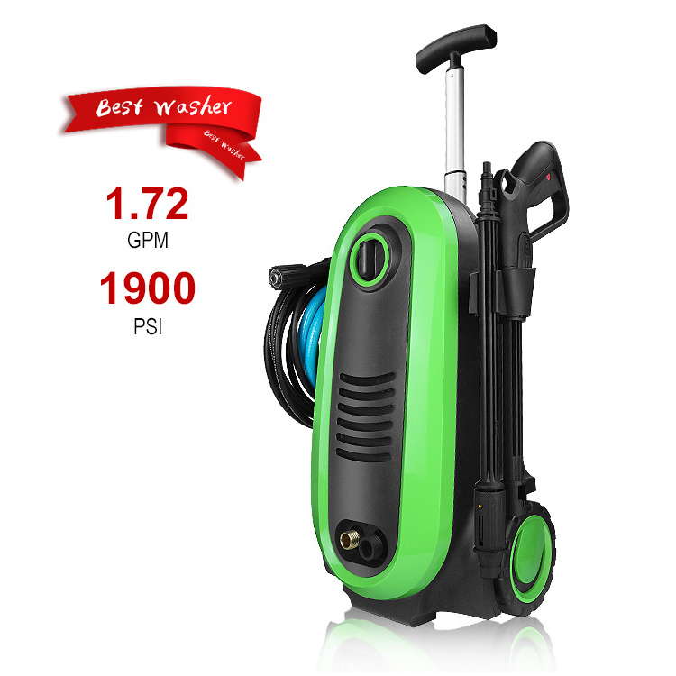 1900 PSI 130BAR Electric Power Wash  1.72GPM 2000W Hidrolavadora Induction Motor Car Cleaner Electric Pressure Power Car Washer