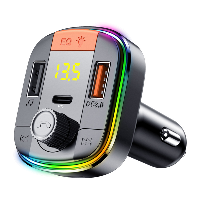 2022 Auto Radio Music Adapter Dual Charger Usb Mp3 Player Bluetooth Fm Car Transmitter For Car