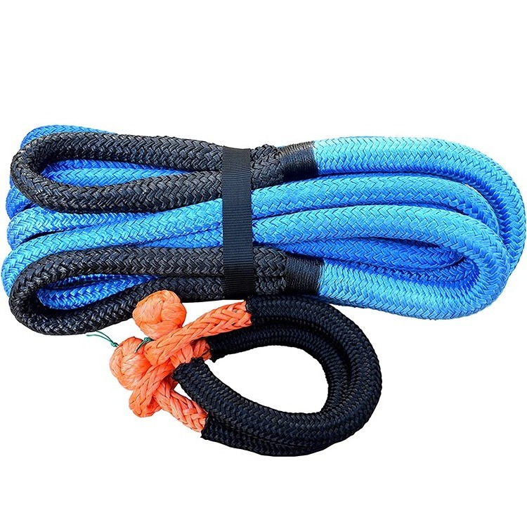 Braided Off Road Truck High Strength And Wear Resistance Energy Towing Strap Recovery Kinetic Tow Rope For ATV UTV SUV