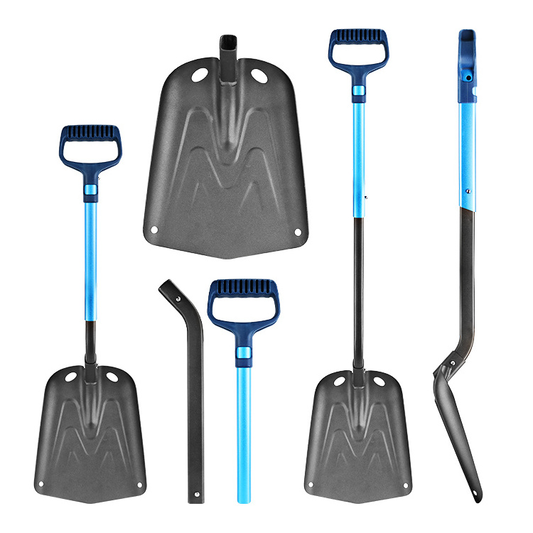 Retractable Loader Folding Car Snow Shovel Stainless Steel Snow Scraper Shovel