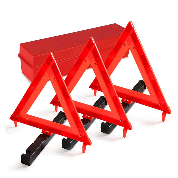 Trafffic Sign Emergency Road Saftey Sign Reflector Warning Triangle For Truck