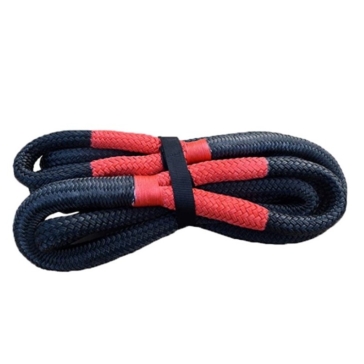 Braided Off Road Truck High Strength And Wear Resistance Energy Towing Strap Recovery Kinetic Tow Rope For ATV UTV SUV