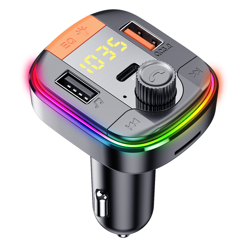 2022 Auto Radio Music Adapter Dual Charger Usb Mp3 Player Bluetooth Fm Car Transmitter For Car