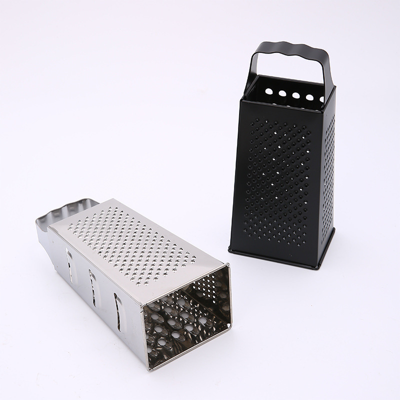 Vcantiger Professional Box Grater Stainless Steel Hand Vegetable Slicer Cheese Grater with Handle