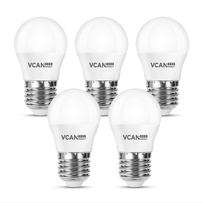 VCAN E27 LED Bulbs Warm White 2700K 2.5W Energy Saving Non Dimmable G45 Golf Ball LED Edison Bulb 250 Lumen E27 Led Bulb