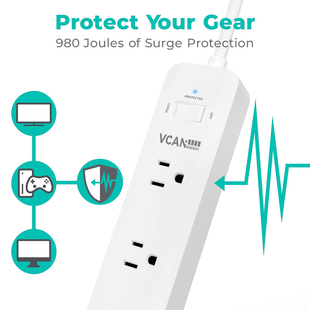 Smart Socket Surge Protector Multiple Socket Power Strip With 3 Outlets and 3 Usb Electronic Equipment Smart Switch Power Plug