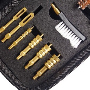 Universal Gun Cleaning Kit Bronze Bore Gun Brush and Brass Jag Adapter