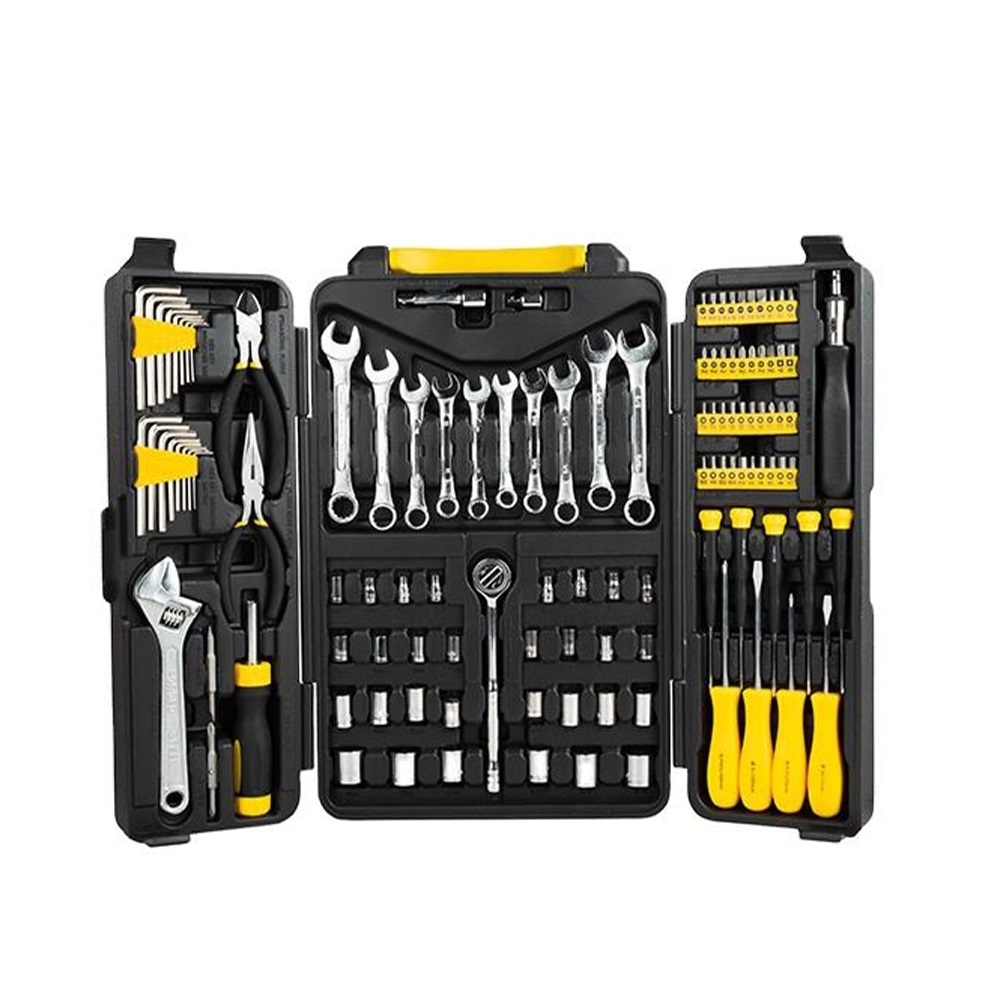 Compact Multi-Tool Set, Repair Tool Kit for Homeowners, General Essential Home Repair Kit with Storage Toolbox