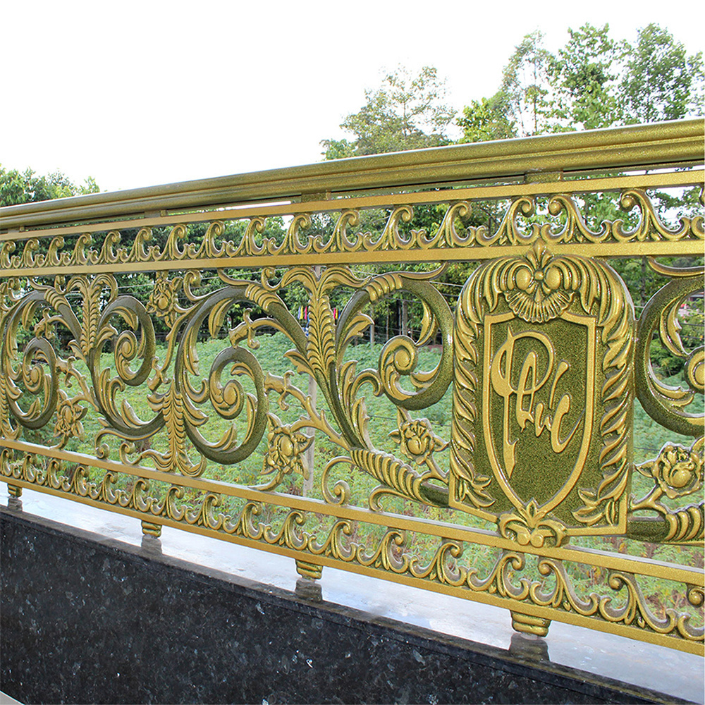 Professional Customized Cast Aluminum Floor Railing Square Aluminum Balcony Railing Aluminum Balcony Railing