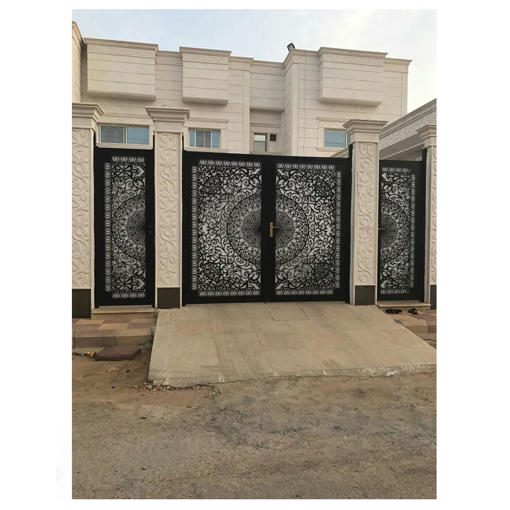 High quality Indian House Main Gate Designs wrought iron gate design Never rusty luxury villa Fencing Trellis Gates