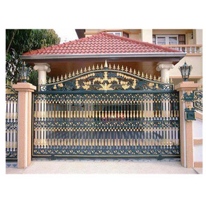 Aluminum Garden Indian House Main Siide Gate Grill Designs Wrought Iron Gate Swing Aluminum Gate