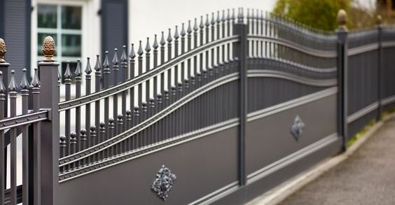 Wrought iron side gates/Luxury wrought gate