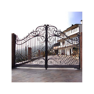 Wrought iron side gates/Luxury wrought gate