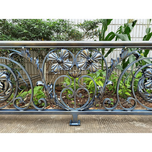 Modern Iron Terrace Railing Designs Parapet Balustrade System Wrought Iron Balcony Railing Steel Railing Designs For Balcony