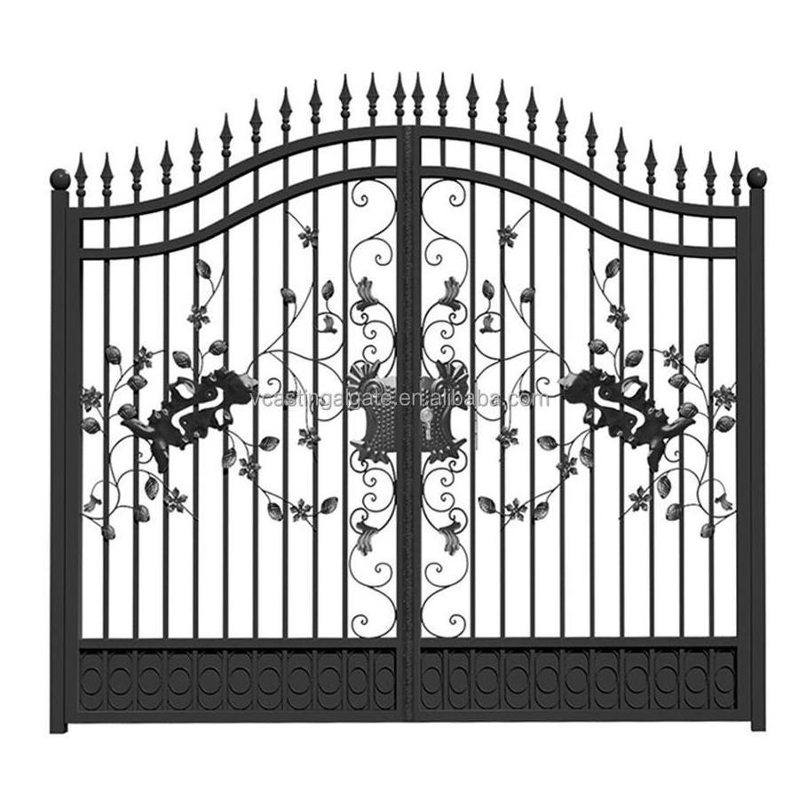 Latest main sliding gates design simple main door wrought iron gate design modern channel metal gates design for home