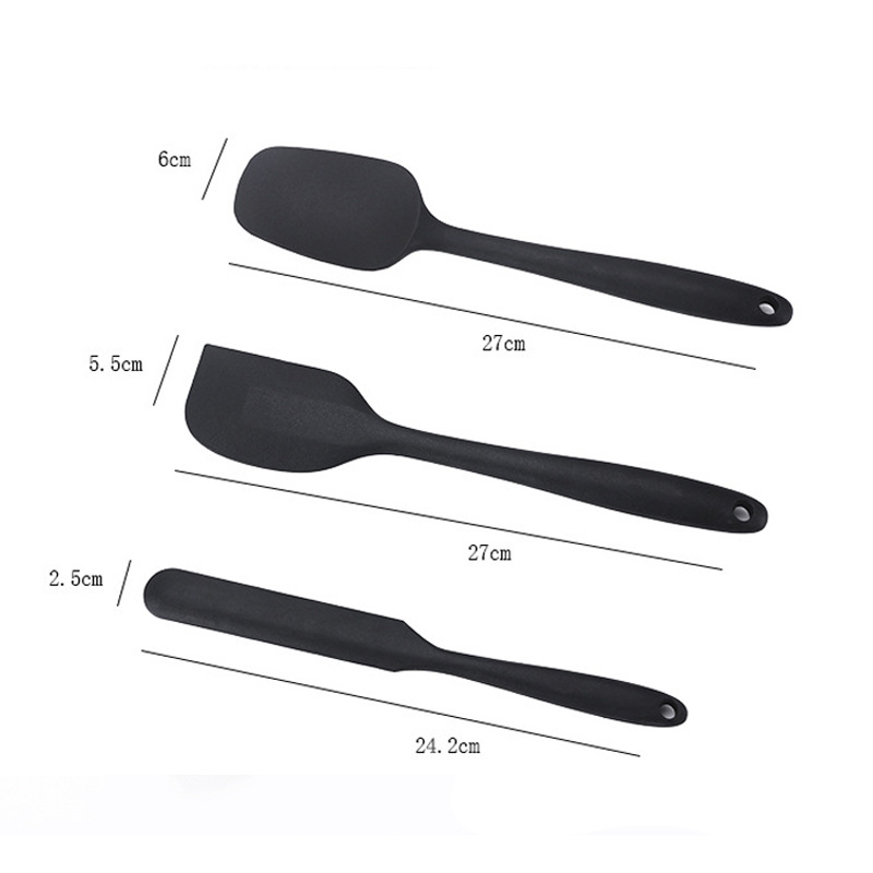 Top Selling A Large Silicone Scraper Butter Spatula  Kitchen Spatula set 6 pcs Pastry Tools