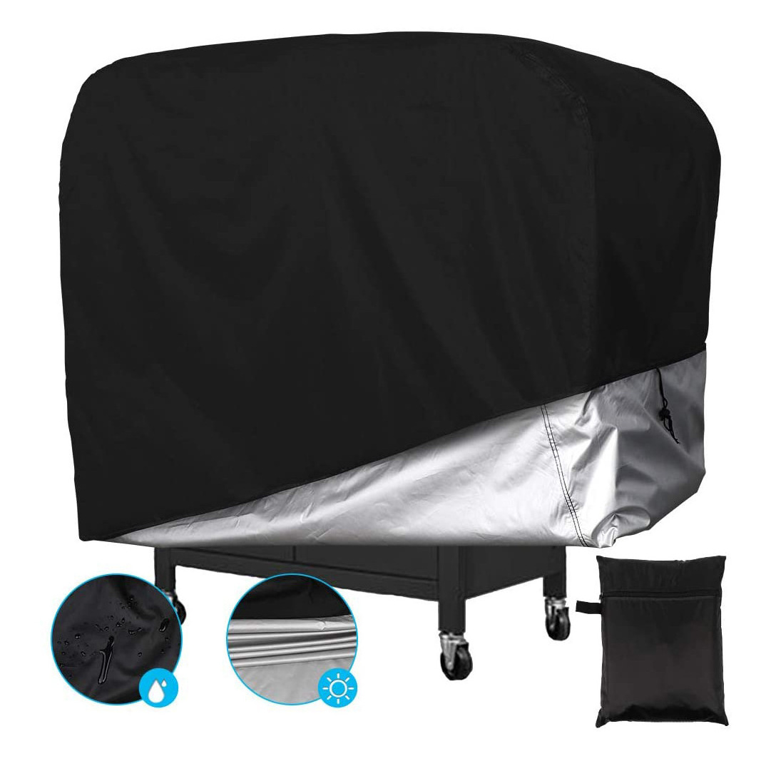 58-Inch Waterproof BBQ Cover, 210D Heavy Duty Gas Grill Cover for Brinkmann Char Broil