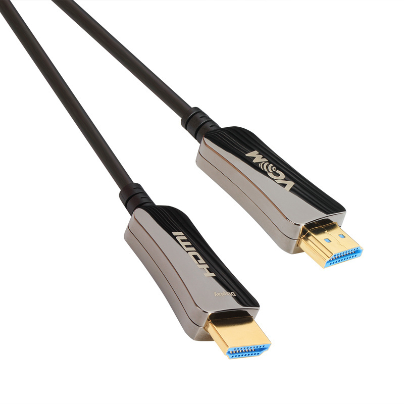 OEM Hdmi 2.0 TV Computer Connecting Cable High Speed 18Gbps Armored AOC Fiber Optical 4k HDMI Fiber Optic Cable 100 Meter