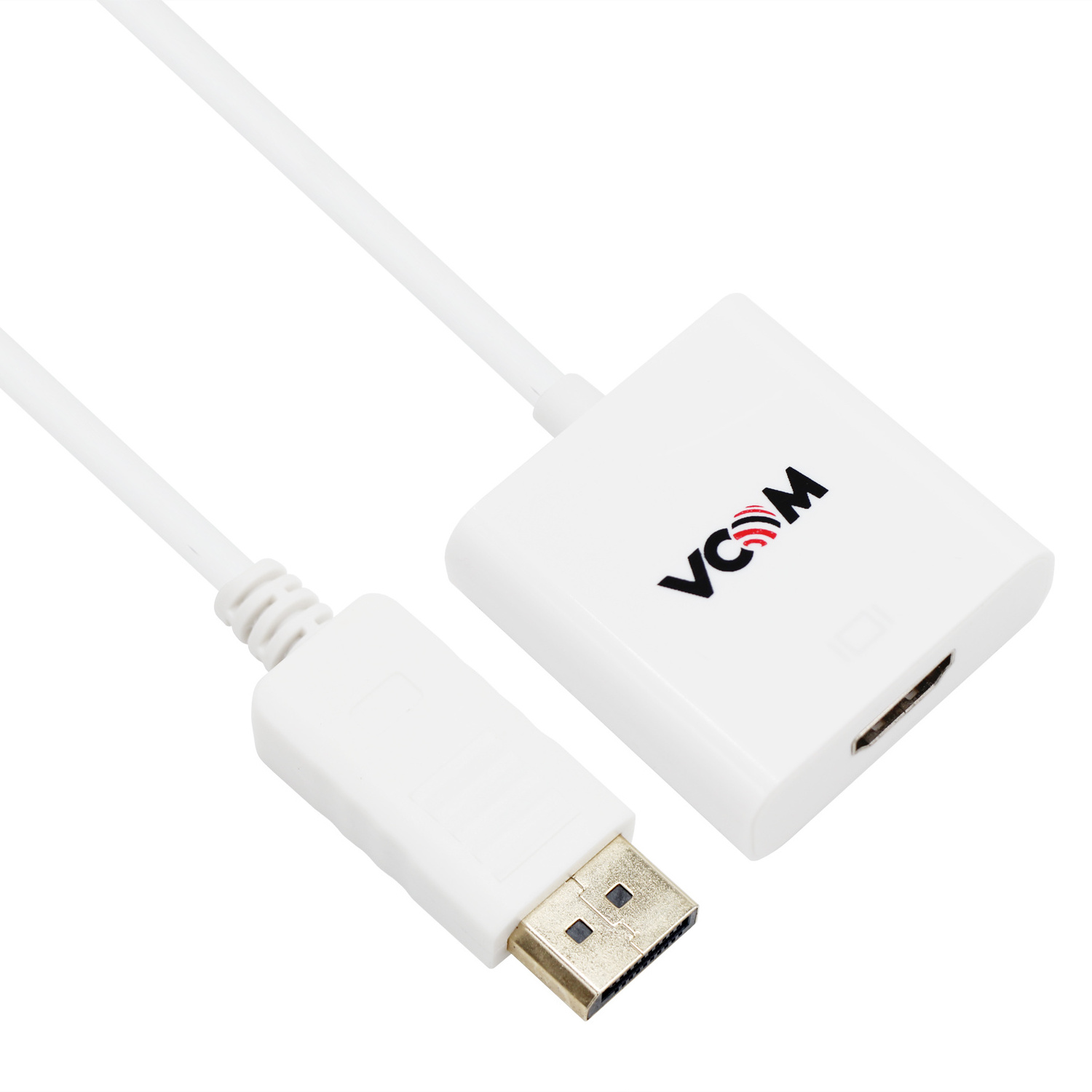 VCOM In Stock DisplayPort to HDMI Convertor Cable Male to Female HDTV Cable Support 1080P 60Hz Monitor Projector