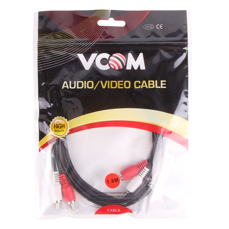 Factory Hot Sale Best Price 2 RCA to 2 RCA Audio Cable Male to Male 2RCA Cable