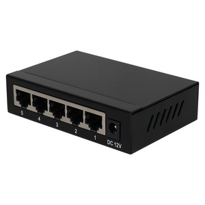 VCOM POE 5 Ports Network Switch Security Camera System 10/100M IP Remote 4/8/16 Ports RJ45 Network KVM Switch for Office