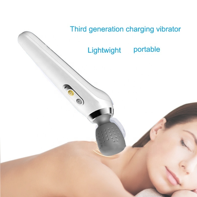 VCT Multi-functional vibration health care head heating percussion back double head handheld massager