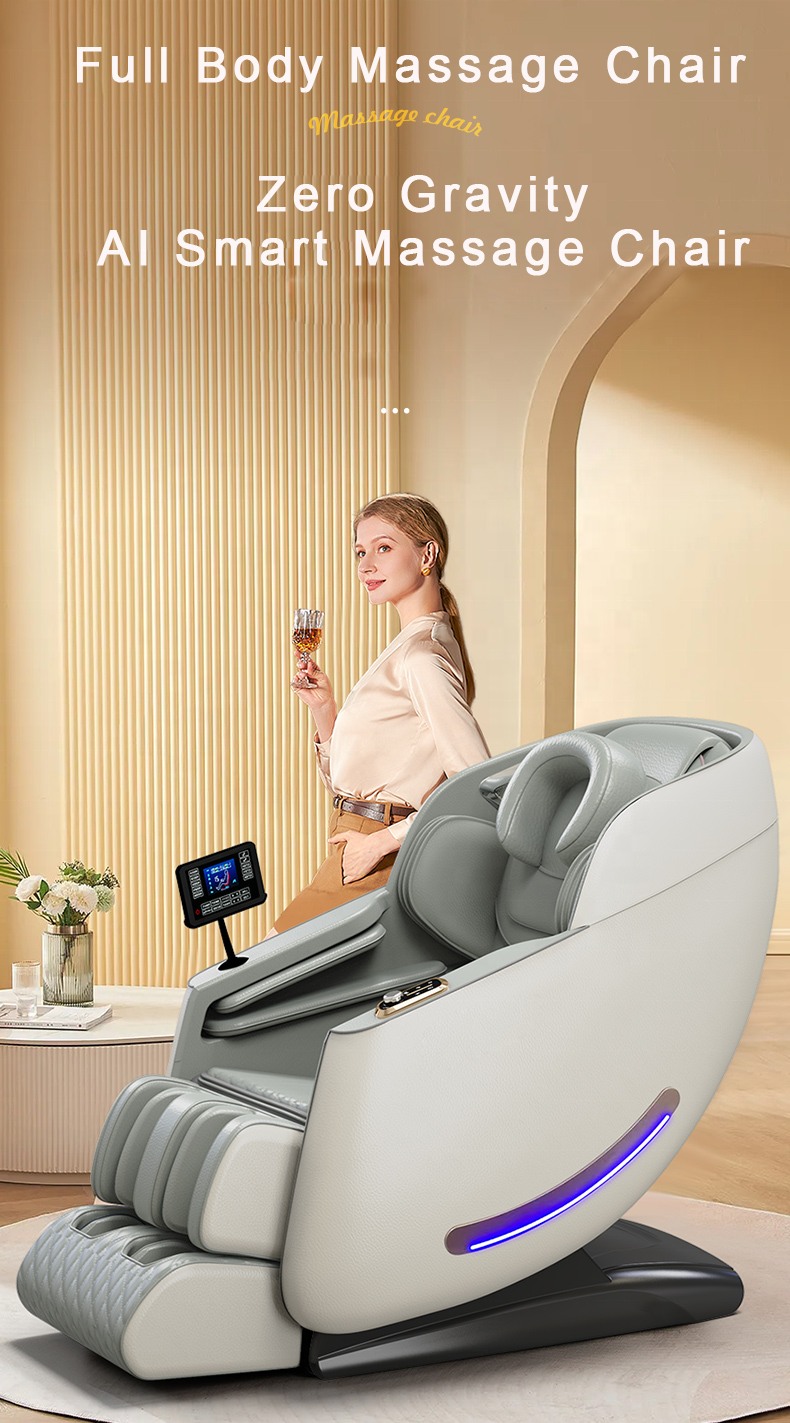 Wholesale  New Models Buttocks Zero Gravity Human Touch Massage Chair Full Body with Ai Voice Control