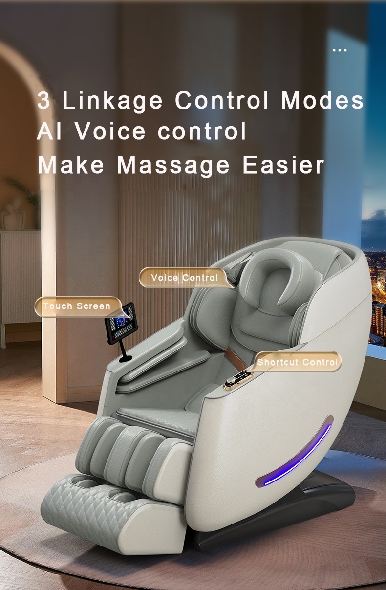 Wholesale  New Models Buttocks Zero Gravity Human Touch Massage Chair Full Body with Ai Voice Control