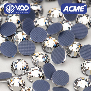 VDD 001 Crystal ACME SS4-SS30 Top Quality Hot-Fix Glass Rhinestones Crystal Flatback Stones Strass For Garment Wedding Dress