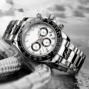 Latest Style Vintage Luxurious Chronograph Relogio De Luxo Homens Men Watch Waterproof Custom Logo