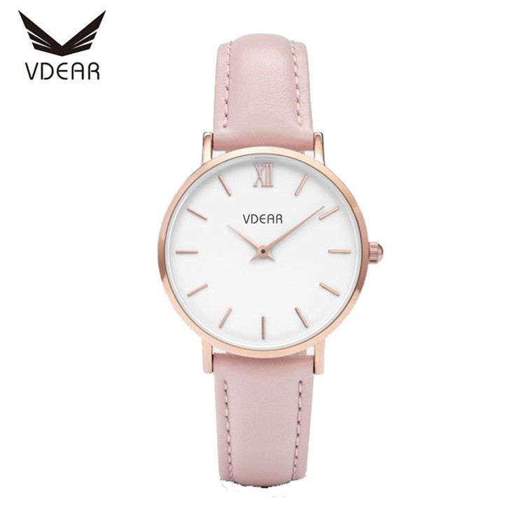 Best selling stainless steel back 3atm water resistant minimalist women watch