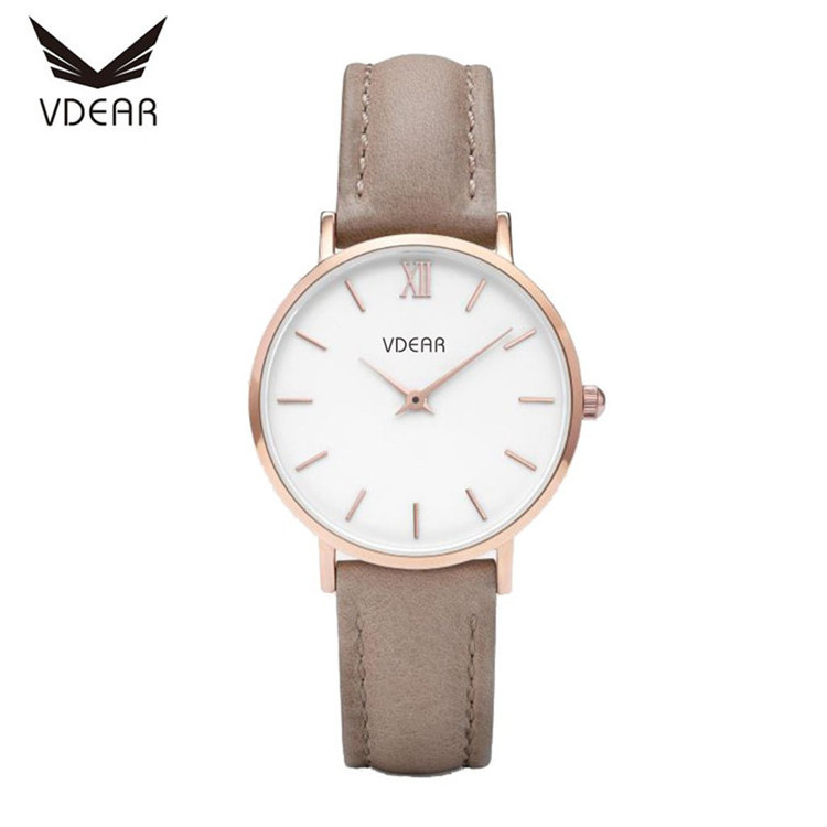 Best selling stainless steel back 3atm water resistant minimalist women watch