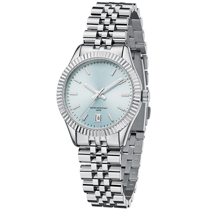 No logo stainless steel case 316l japan movt quartz watch sr626sw for lady and women