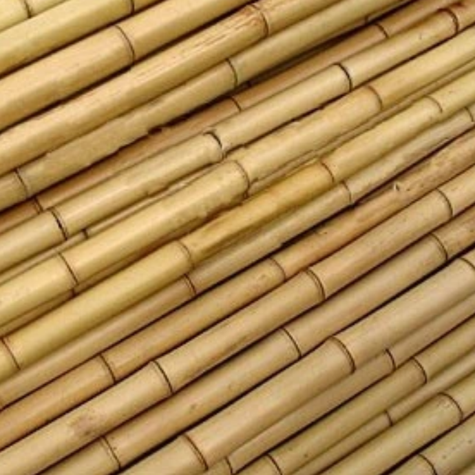 Large Bamboo poles wrapped plastic according to order