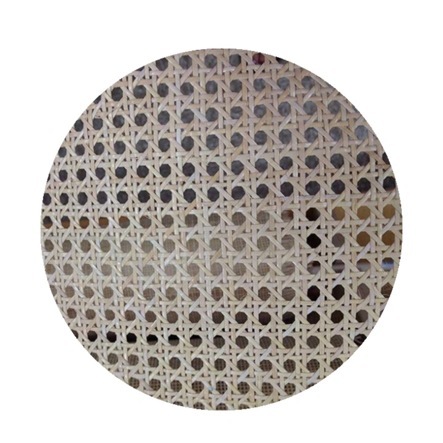 Rattan Pole, Raw Material -  Rattan Webbing -  The trellis mesh is used to close the ceiling and wall // Axel +84 38 776 0892