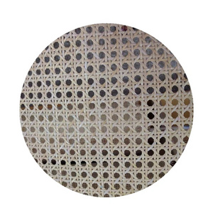 Rattan Pole, Raw Material -  Rattan Webbing -  The trellis mesh is used to close the ceiling and wall // Axel +84 38 776 0892