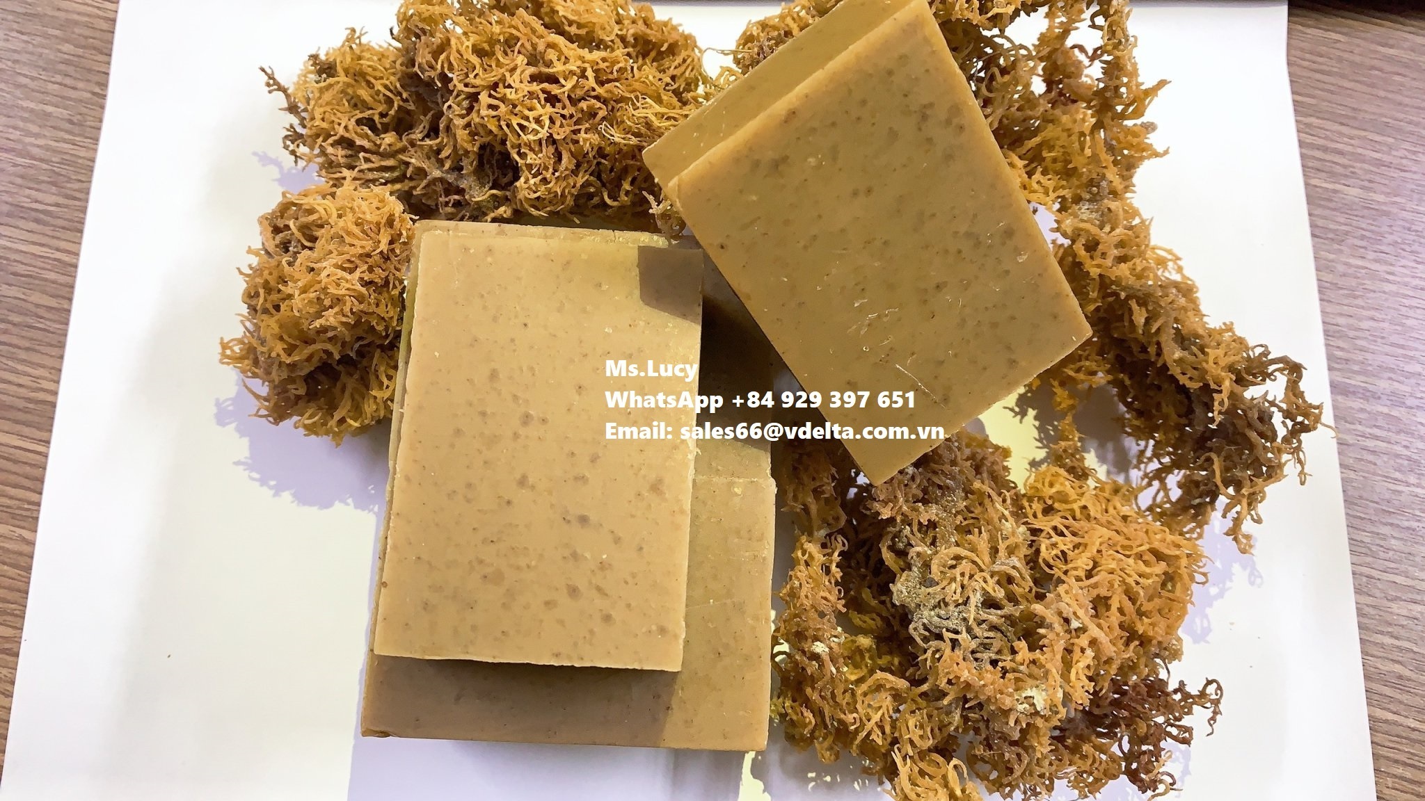 The Perfect Soap for Your Skin/ Irish Sea Moss Soap with 100% Natural Ingredients Ms.Lucy +84 929 397 651