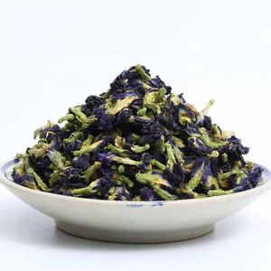 Dried butterfly pea flower, special tea product with pleasant taste, attractive color./ Hana