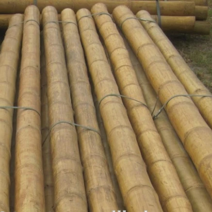 [wholesale] Bamboo raw materials - Natural bamboo pole solid / Dry