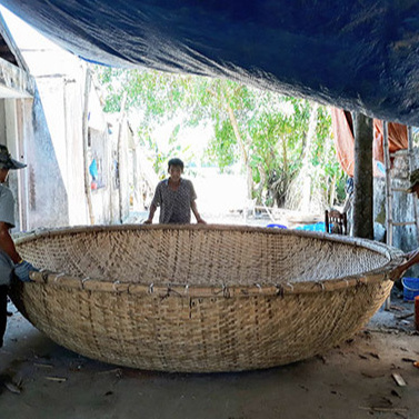 Mini woven boat/Bamboo coracle Boat Louis +84 943 481 858