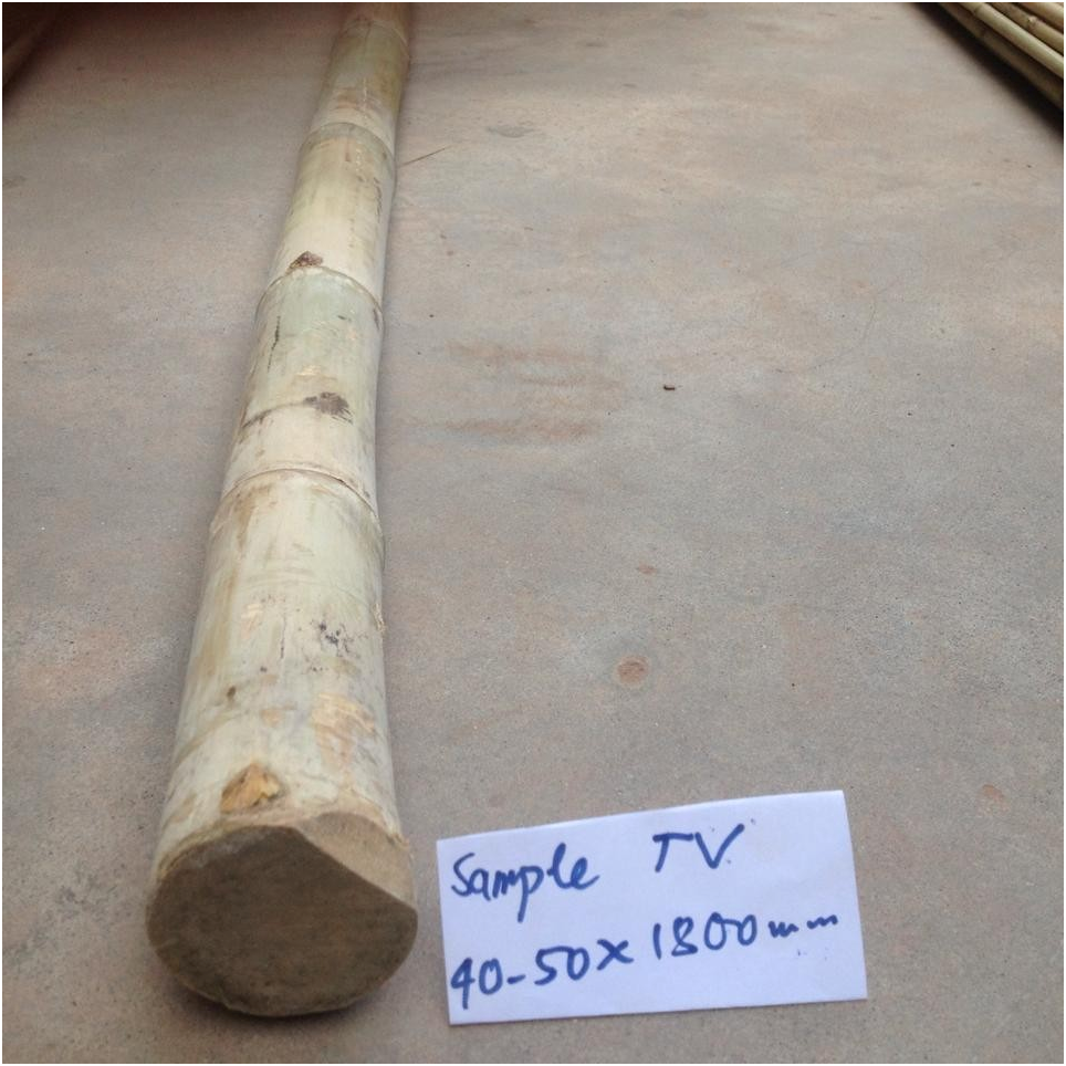 Large Bamboo poles wrapped plastic according to order